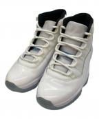 NIKEナイキ）の古着「AIR JORDAN 11 RETRO」｜ホワイト×ブルー
