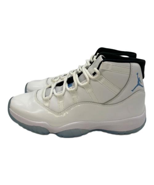 NIKE（ナイキ）NIKE (ナイキ) AIR JORDAN 11 RETRO ホワイト×ブルー サイズ:27.5の古着・服飾アイテム