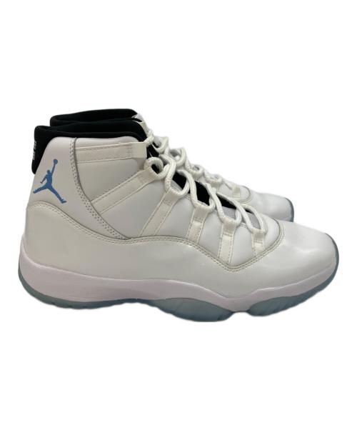NIKE（ナイキ）NIKE (ナイキ) AIR JORDAN 11 RETRO ホワイト×ブルー サイズ:27.5の古着・服飾アイテム