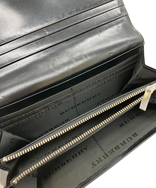 BURBERRY（バーバリー）BURBERRY (バーバリー) 長財布 ブラックの古着・服飾アイテム