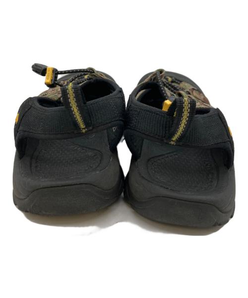 KEEN（キーン）KEEN (キーン) ストラップサンダル ブラック×グリーン サイズ:26.5の古着・服飾アイテム