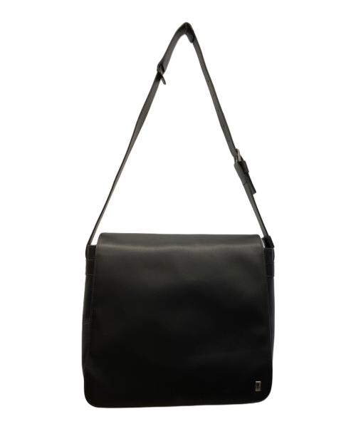 dunhill（ダンヒル）dunhill (ダンヒル) ショルダーバッグ ブラック×ブラウンの古着・服飾アイテム