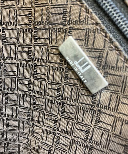 dunhill（ダンヒル）dunhill (ダンヒル) ショルダーバッグ ブラック×ブラウンの古着・服飾アイテム