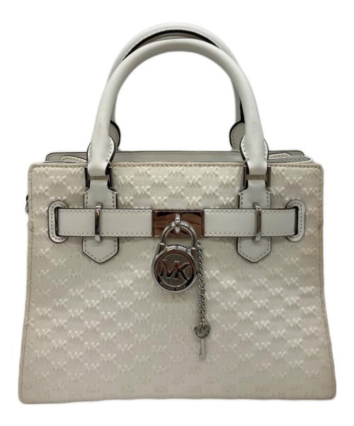 MICHAEL KORS（マイケルコース）MICHAEL KORS (マイケルコース) 2WAYバッグ ホワイトの古着・服飾アイテム