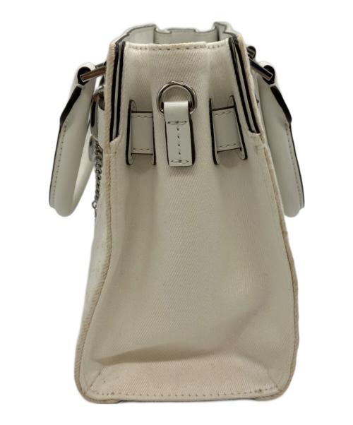 MICHAEL KORS（マイケルコース）MICHAEL KORS (マイケルコース) 2WAYバッグ ホワイトの古着・服飾アイテム