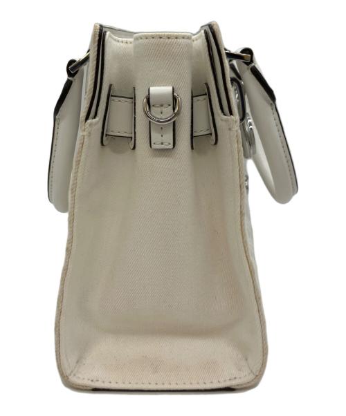 MICHAEL KORS（マイケルコース）MICHAEL KORS (マイケルコース) 2WAYバッグ ホワイトの古着・服飾アイテム