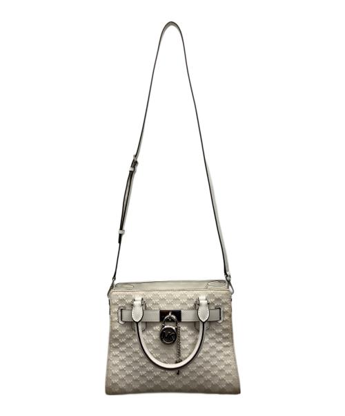 MICHAEL KORS（マイケルコース）MICHAEL KORS (マイケルコース) 2WAYバッグ ホワイトの古着・服飾アイテム