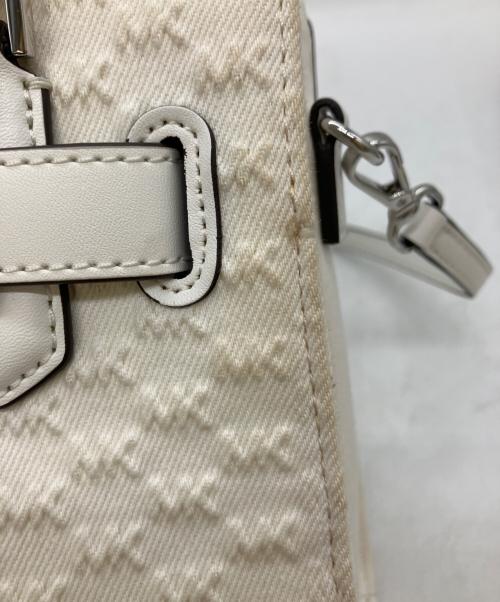 MICHAEL KORS（マイケルコース）MICHAEL KORS (マイケルコース) 2WAYバッグ ホワイトの古着・服飾アイテム