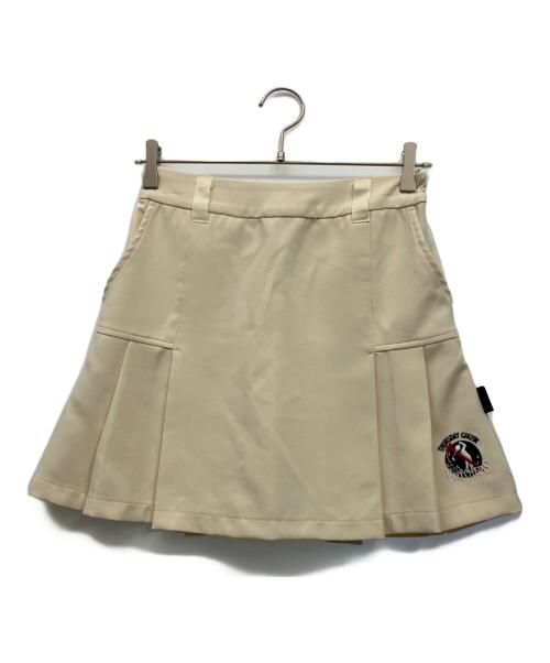 THURSDAY GOLFIN BUTCHERS（サーズデイゴルフィンブッチャーズ）THURSDAY GOLFIN BUTCHERS (サーズデイゴルフィンブッチャーズ) ミニスカート クリーム サイズ:Lの古着・服飾アイテム