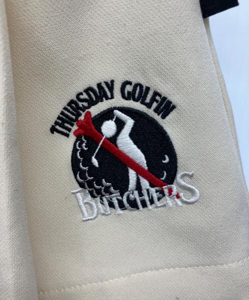 THURSDAY GOLFIN BUTCHERS（サーズデイゴルフィンブッチャーズ）THURSDAY GOLFIN BUTCHERS (サーズデイゴルフィンブッチャーズ) ミニスカート クリーム サイズ:Lの古着・服飾アイテム