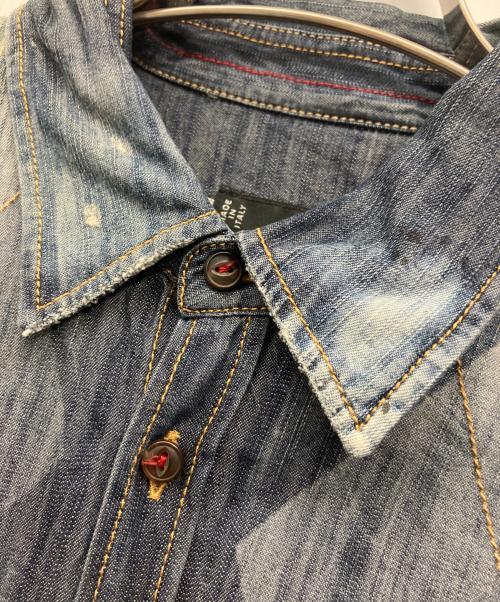 DSQUARED2（ディースクエアード）DSQUARED2 (ディースクエアード) デニムシャツ ブルー サイズ:46の古着・服飾アイテム
