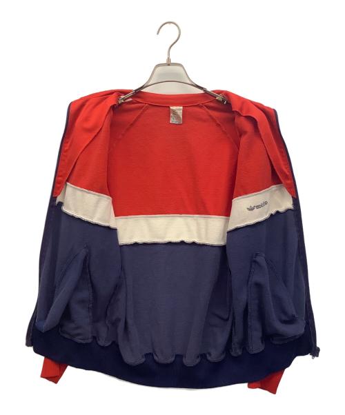 adidas Originals（アディダスオリジナル）adidas originals (アディダスオリジナル) トラックジャケット レッド×ネイビー サイズ:‐の古着・服飾アイテム