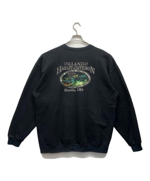 HARLEY-DAVIDSON（ハーレーダビッドソン）HARLEY-DAVIDSON (ハーレーダビッドソン) スウェット ブラック サイズ:‐の古着・服飾アイテム