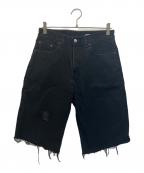 LEVI'Sリーバイス）の古着「ハーフパンツ」｜ブラック
