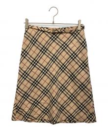 BURBERRY BLUE LABEL（バーバリー ブルー レーベル）の古着「スカート」｜ベージュ