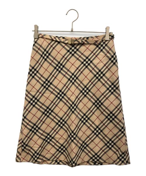 BURBERRY BLUE LABEL（バーバリー ブルー レーベル）BURBERRY BLUE LABEL (バーバリー ブルー レーベル) スカート ベージュ サイズ:38の古着・服飾アイテム