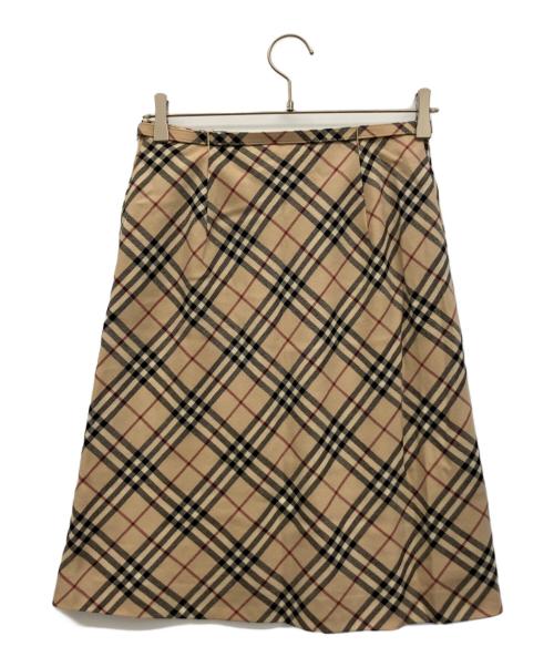 BURBERRY BLUE LABEL（バーバリー ブルー レーベル）BURBERRY BLUE LABEL (バーバリー ブルー レーベル) スカート ベージュ サイズ:38の古着・服飾アイテム