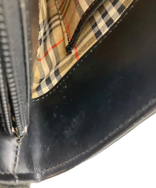 BURBERRY（バーバリー）BURBERRY (バーバリー) ショルダーバッグ ブラック×ベージュの古着・服飾アイテム