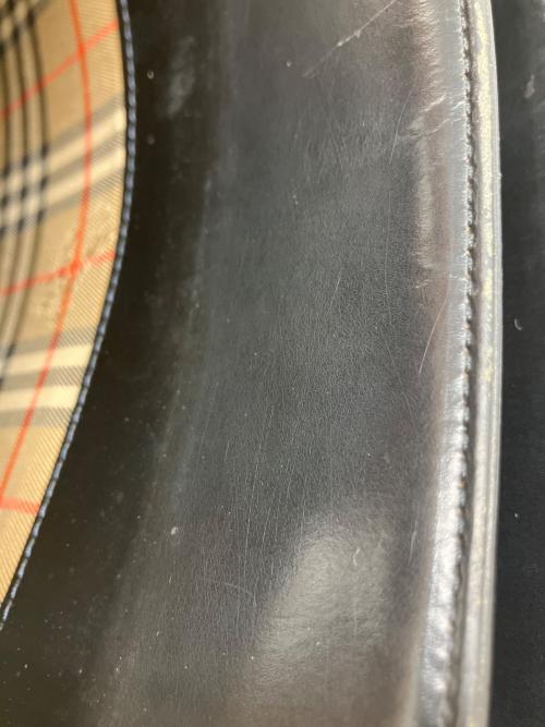 BURBERRY（バーバリー）BURBERRY (バーバリー) ショルダーバッグ ブラック×ベージュの古着・服飾アイテム
