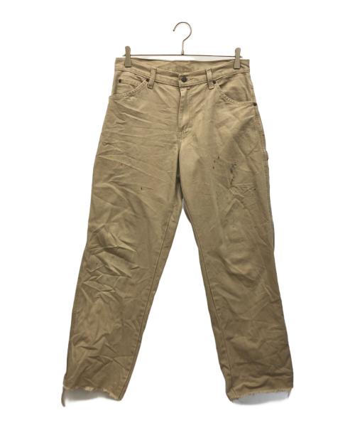 Dickies（ディッキーズ）Dickies (ディッキーズ) ペインターパンツ アイボリー サイズ: W30×L34の古着・服飾アイテム