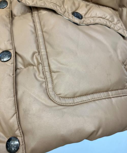 BURBERRY BLUE LABEL（バーバリー ブルー レーベル）BURBERRY BLUE LABEL (バーバリー ブルー レーベル) ダウンジャケット ブラウン サイズ:38の古着・服飾アイテム