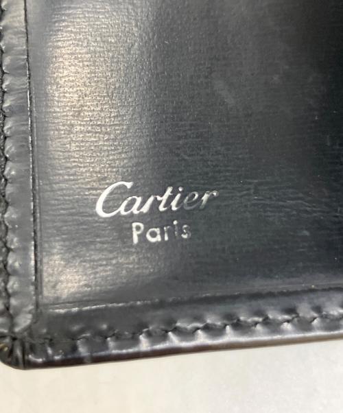 Cartier（カルティエ）Cartier (カルティエ) 2つ折り財布 ブラックの古着・服飾アイテム