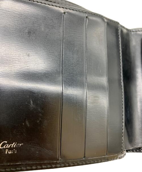 Cartier（カルティエ）Cartier (カルティエ) 2つ折り財布 ブラックの古着・服飾アイテム