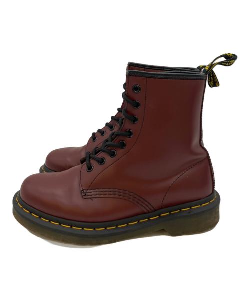 Dr.Martens（ドクターマーチン）Dr.Martens (ドクターマーチン) ショートブーツ ワインレッド サイズ:EU38の古着・服飾アイテム