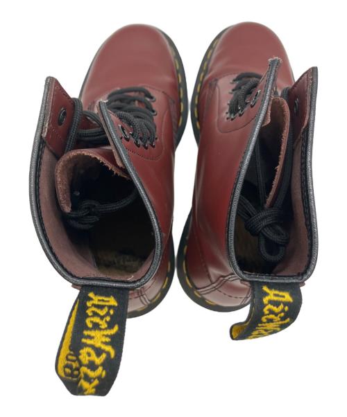 Dr.Martens（ドクターマーチン）Dr.Martens (ドクターマーチン) ショートブーツ ワインレッド サイズ:EU38の古着・服飾アイテム
