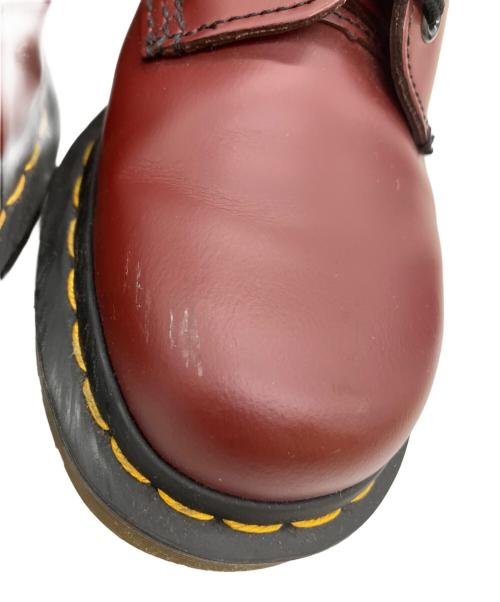 Dr.Martens（ドクターマーチン）Dr.Martens (ドクターマーチン) ショートブーツ ワインレッド サイズ:EU38の古着・服飾アイテム