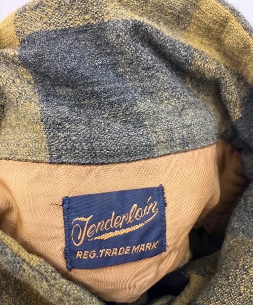 TENDERLOIN（テンダーロイン）TENDERLOIN (テンダーロイン) ネルシャツ グリーン×ブラック サイズ:Mの古着・服飾アイテム