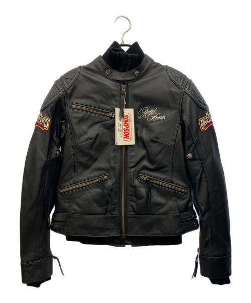 SIMPSON（シンプソン）SIMPSON (シンプソン) ライダースジャケット ブラック サイズ:Mの古着・服飾アイテム