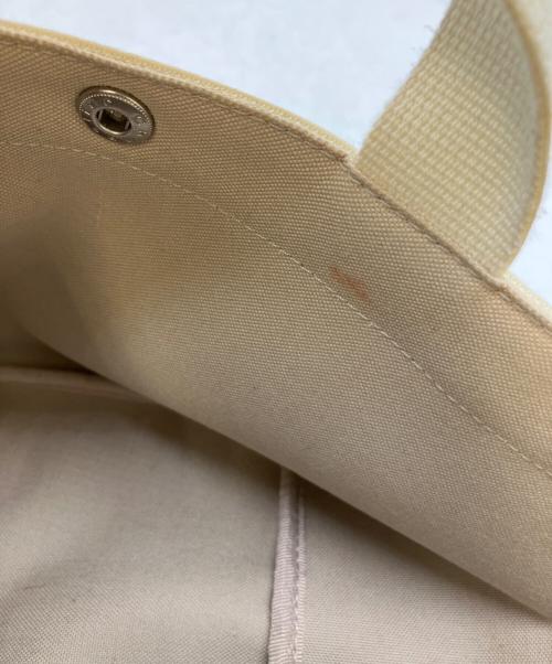 Herve Chapelier（エルベシャプリエ）Herve Chapelier (エルベシャプリエ) ハンドバッグ グレー×ホワイトの古着・服飾アイテム