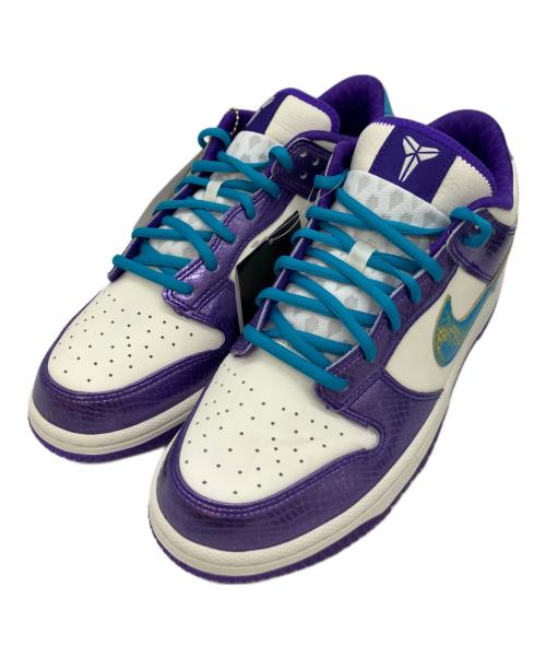 NIKE（ナイキ）NIKE (ナイキ) ローカットスニーカー ホワイト×パープル サイズ:28の古着・服飾アイテム