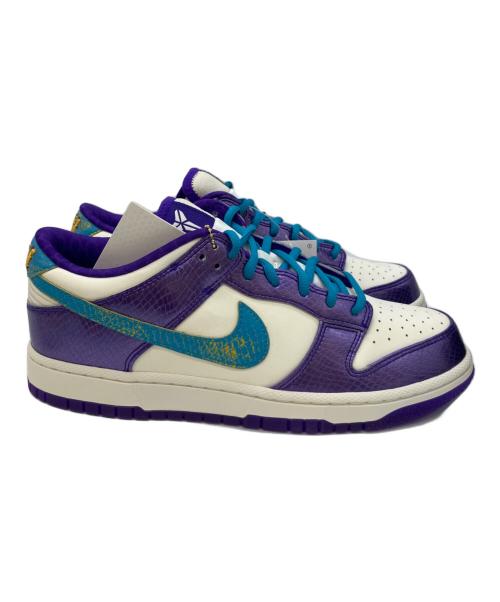 NIKE（ナイキ）NIKE (ナイキ) ローカットスニーカー ホワイト×パープル サイズ:28の古着・服飾アイテム