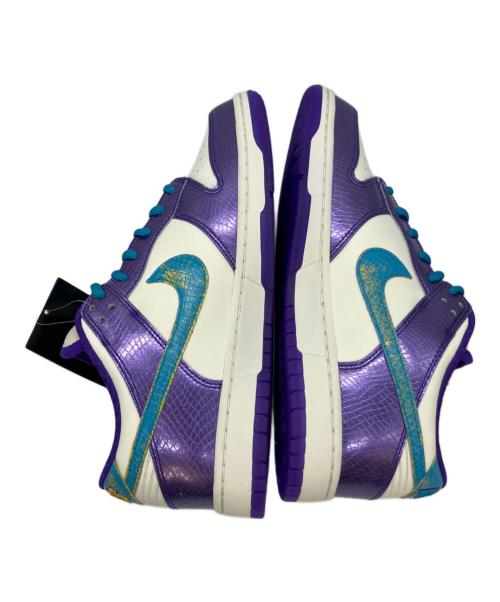 NIKE（ナイキ）NIKE (ナイキ) ローカットスニーカー ホワイト×パープル サイズ:28の古着・服飾アイテム