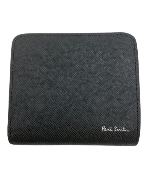 PAUL SMITH（ポールスミス）Paul Smith (ポールスミス) 2つ折り財布 ブラックの古着・服飾アイテム