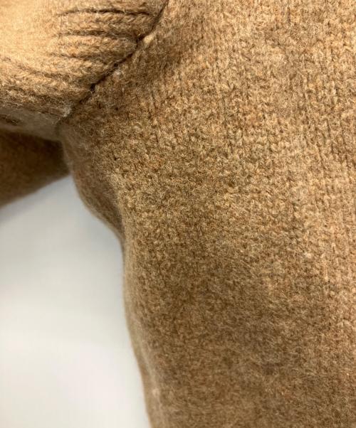 POLO RALPH LAUREN（ポロ・ラルフローレン）POLO RALPH LAUREN (ポロ・ラルフローレン) ハーフジップ厚手ニット ブラウン サイズ:XLの古着・服飾アイテム