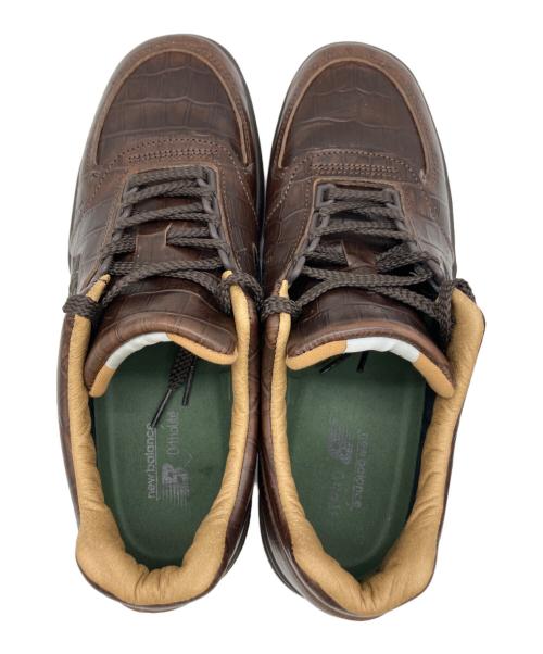 NEW BALANCE（ニューバランス）NEW BALANCE (ニューバランス) END, ローカットスニーカー ブラウン サイズ:USA91/2の古着・服飾アイテム