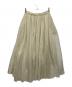 ATON (エイトン) COTTON BROAD ラップスカート ホワイト サイズ:01：5000円
