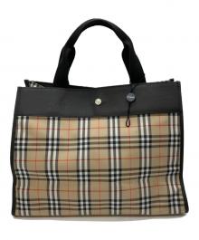 BURBERRY LONDON（バーバリーロンドン）の古着「トートバッグ」｜ベージュ