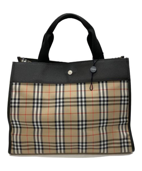 BURBERRY LONDON（バーバリーロンドン）BURBERRY LONDON (バーバリーロンドン) トートバッグ ベージュの古着・服飾アイテム