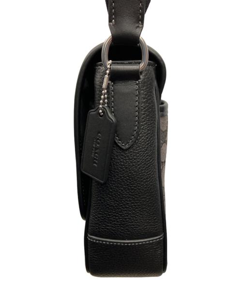 COACH（コーチ）COACH (コーチ) ショルダーバッグ ブラック×ブラウンの古着・服飾アイテム