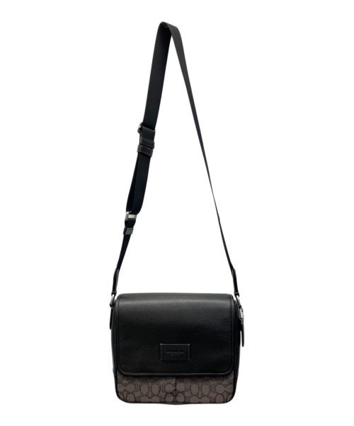 COACH（コーチ）COACH (コーチ) ショルダーバッグ ブラック×ブラウンの古着・服飾アイテム