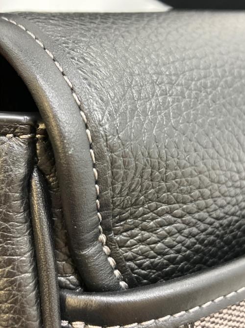 COACH（コーチ）COACH (コーチ) ショルダーバッグ ブラック×ブラウンの古着・服飾アイテム