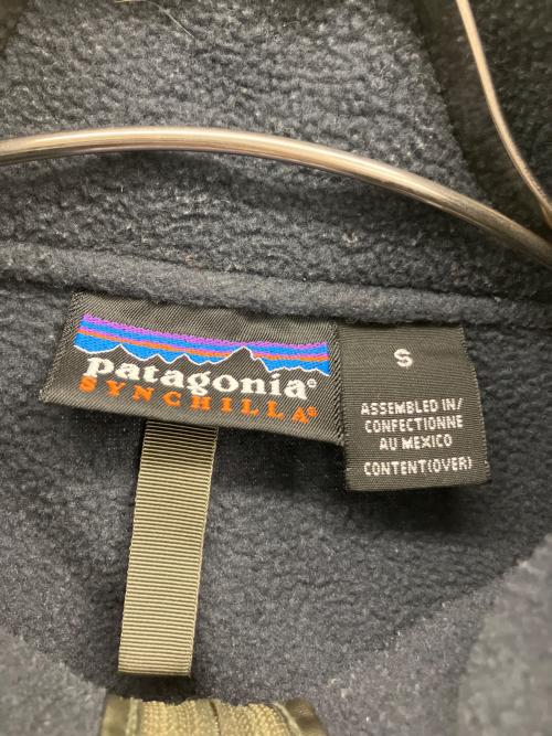 Patagonia（パタゴニア）Patagonia (パタゴニア) シンチラ ハーフジップフリースプルオーバー ネイビー サイズ:Sの古着・服飾アイテム