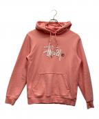 stussyステューシー）の古着「パーカー」｜ピンク