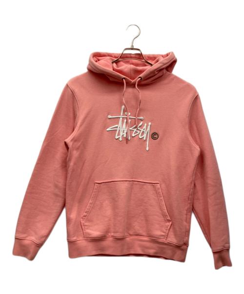 stussy（ステューシー）stussy (ステューシー) パーカー ピンク サイズ:Sの古着・服飾アイテム