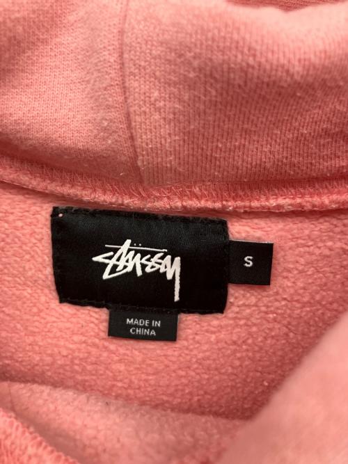 stussy（ステューシー）stussy (ステューシー) パーカー ピンク サイズ:Sの古着・服飾アイテム