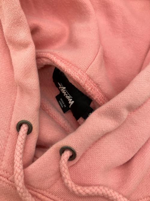stussy（ステューシー）stussy (ステューシー) パーカー ピンク サイズ:Sの古着・服飾アイテム